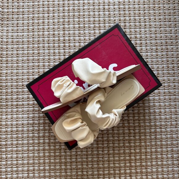 CIRCUS BY SAM EDELMAN IGGY SLIDE SANDAL in IVORY - Picture 4 of 6